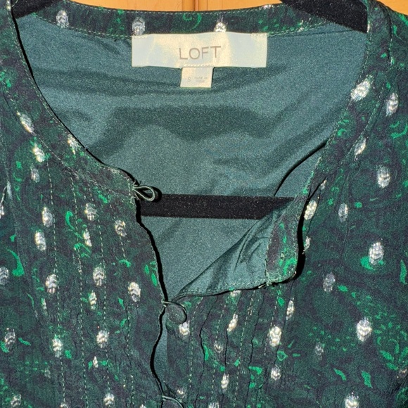 Loft dress - dark green. Size small. Excellent. Condition. - Picture 2 of 5